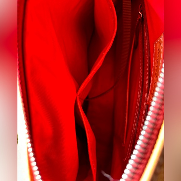 Yellow Leather Dooney & Bourke Hobo Shoulder Bag - Picture 4 of 7